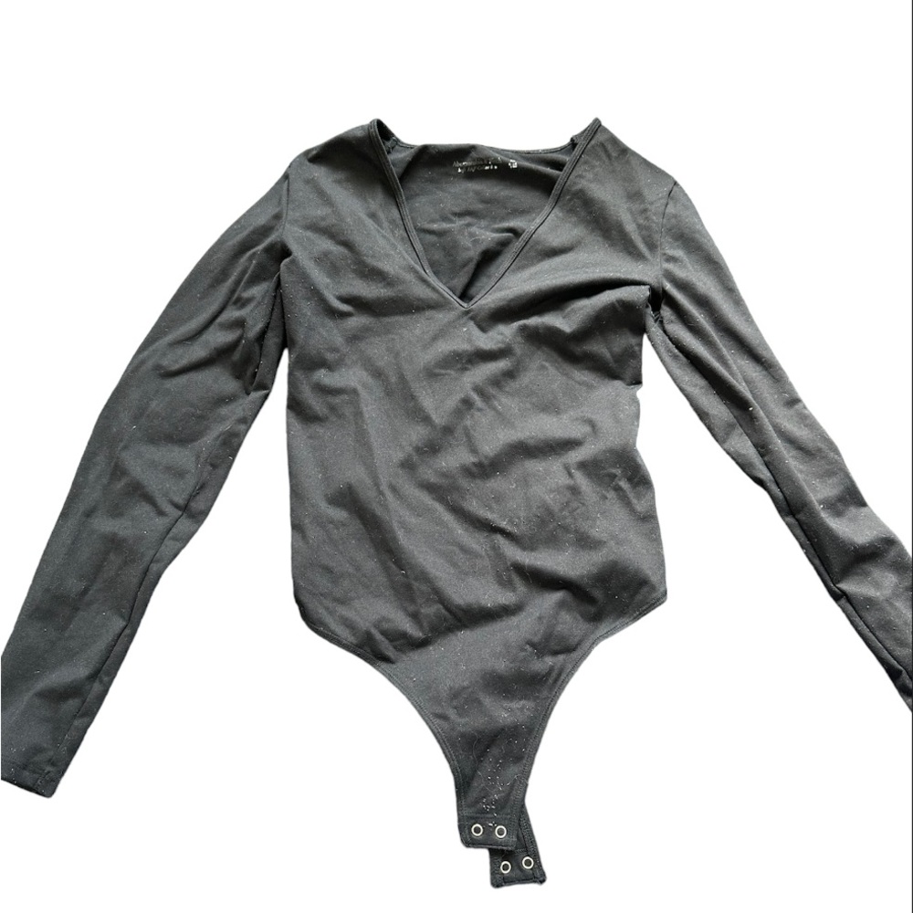 Black Abercrombie Bodysuit